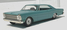 Carro promocional raro quase perfeito turquesa 1966 Ford Galaxie 500 7 litros AMT comprar usado  Enviando para Brazil
