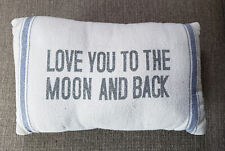 Love You To The Moon And Back travesseiro de cadeira de sofá estilo fazenda pequeno comprar usado  Enviando para Brazil