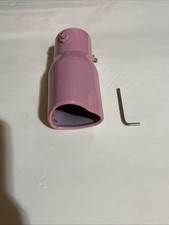 🩷🩷 Silenciador de tubo traseiro ponta de escape de carro rosa em forma de coração estilo JDM comprar usado  Enviando para Brazil