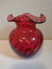 Vintage dartington cranberry for sale  BRIDPORT