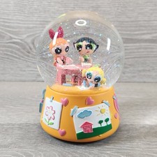 Usado, Globo de Neve Musical Meninas Superpoderosas Rede de Desenhos Animados Canção Tema Final Enesco 2001 comprar usado  Enviando para Brazil