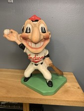 Estátua de giz vintage 1947 Mazzolini 8” Cleveland Indians Chief Wahoo comprar usado Estátua de giz vintage 1947 Mazzolini 8” Cleveland Indians Chief Wahoo comprar usado  Enviando para Brazil