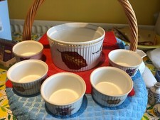 Souffle dish matching for sale  COLCHESTER