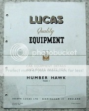 Lucas humber hawk for sale  LEICESTER