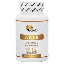 Comprimidos de vitamina A D E K – Multivitamínico de suporte imunológico, visual e pele – Sowelo comprar usado  Enviando para Brazil