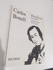 Carlos Bonell primeiras peças para guitarra clássica livro raro, 20 peças originais  comprar usado  Enviando para Brazil