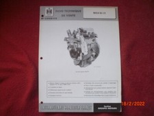 Ancienne fiche technique d'occasion Ancienne fiche technique d'occasion  Aubigny-en-Artois