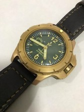 Relógio masculino esportivo mecânico automático retrô grande bronze ST2130 comprar usado  Enviando para Brazil