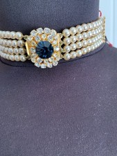 Imatation pearl saphire for sale  NORWICH