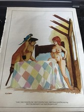 1979 Sexy Adulto Desenho Animado Papagaio Quarto Impressão Publicitário/Pôster Pinup Art Página de Revista comprar usado 1979 Sexy Adulto Desenho Animado Papagaio Quarto Impressão Publicitário/Pôster Pinup Art Página de Revista comprar usado  Enviando para Brazil