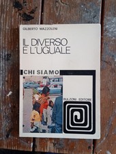 Gilberto mazzoleni diverso usato  Napoli