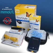 Freestyle Optium Neo Blood Glucose & B-KETON Monitor i paski testowe mmol/L, używany na sprzedaż  Wysyłka do Poland