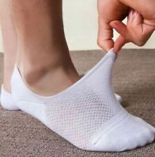Paquete de 10 calcetines de bambú de algodón para hombre/mujer sin mostrar tobillo corte bajo deporte respiración antideslizante segunda mano  Embacar hacia Mexico