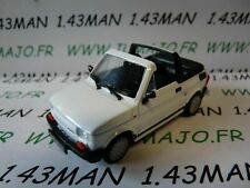 PL141 VOITURE 1/43 IXO IST déagostini POLOGNE : FIAT 126 P Cabrio blanche na sprzedaż  Wysyłka do Poland