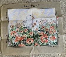 Tapestry canvas fleur for sale  BARNSLEY