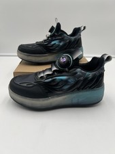 Sapatos femininos de skate Roller tamanho 38 EUA tamanho 7.5-8 azul preto atlético comprar usado  Enviando para Brazil