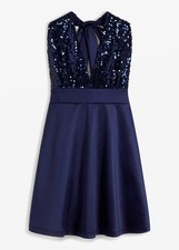 Partykleid pailletten dunkelbl gebraucht kaufen  Deutschland