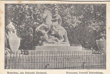 Warszawa, Pomnik Sobieskiego ngl F4639 na sprzedaż  Wysyłka do Poland