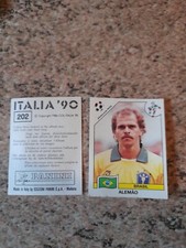 FIGURINA PANINI- ITALIA '90 - ALEMAO  BRASILE 202 - NUOVA CON VELINA, usado comprar usado  Enviando para Brazil