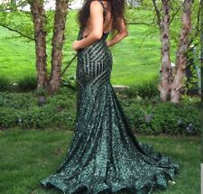 Jovani emerald sequin for sale  Glenview