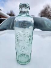 Botella de refresco rara de la década de 1890 C. N. Hart Bottler HAYS Pa. Hutch, base de taza segunda mano  Embacar hacia Argentina