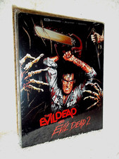 Usado, The Evil Dead 1&2 (4K/Blu-ray 2022 STEELBOOK) Bruce Campbell horror scary comedy comprar usado  Enviando para Brazil