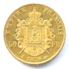 Francs gold 1859 gebraucht kaufen  Würzburg