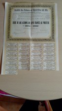 Titre actions 100 d'occasion  Le Crès