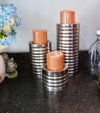 Aluminum pedestal candle for sale  Highland
