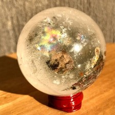 Bola de quartzo cristal fantasma verde natural 270G esfera de cristal amostra mineral comprar usado  Enviando para Brazil