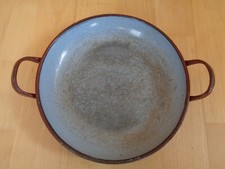 Emaille servierpfanne braun gebraucht kaufen  Deutschland