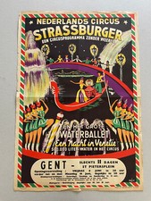 Affiche cirque 1957 d'occasion  Le-Fayet