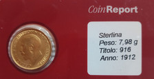 Sterlina oro giorgio usato  Roma