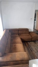 Brown faux suede for sale  HARROW