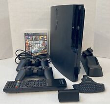Pacote de console Sony PlayStation 3 PS3 Slim testado e funcionando, usado comprar usado  Enviando para Brazil