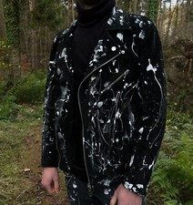 Leather jacket hand for sale  EDINBURGH