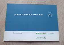 Mercedes unimog seilwinde gebraucht kaufen  Recke