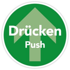 Tür aufkleber pfeil gebraucht kaufen  Schifferstadt