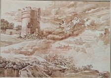 Dessin ancien sanguine d'occasion  Bressuire