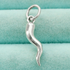 Berloque pingente pimenta chifre italiano 3D em prata esterlina 925 Cornicello, usado comprar usado  Enviando para Brazil