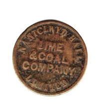 1867 welsh token for sale  DENBIGH