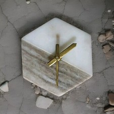 HOMEARTE Relógio de Mesa Estético de Mármore para Decoração de Casa comprar usado  Enviando para Brazil