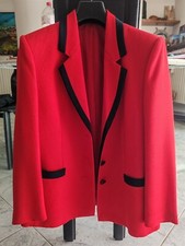 Blazer rosso lana usato  Lecco
