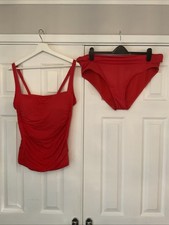 Red flattering tankini for sale  NEWPORT