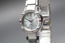 [Exc+4] Lz Collection LZ-125 Relógio Feminino Qz 999.5 Platina Fina (Dano na Moldura) comprar usado  Enviando para Brazil