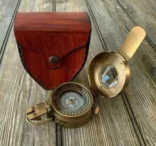 Vintage Latão Maciço Segunda Guerra Mundial Bússola de Bolso Militar Presente comprar usado  Enviando para Brazil