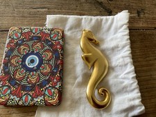 Gold coloured seahorse for sale  LEATHERHEAD