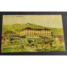 Cartolina barolo cantine usato  Alessandria