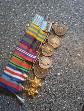 Minature medal grouping for sale  NORWICH