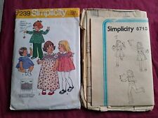 Vintage simplicity sewing for sale  ALFRETON